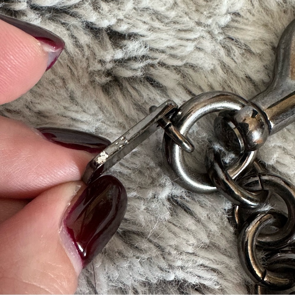 Coach Embroidered Skull Keychain Fob - Picture 7 of 11